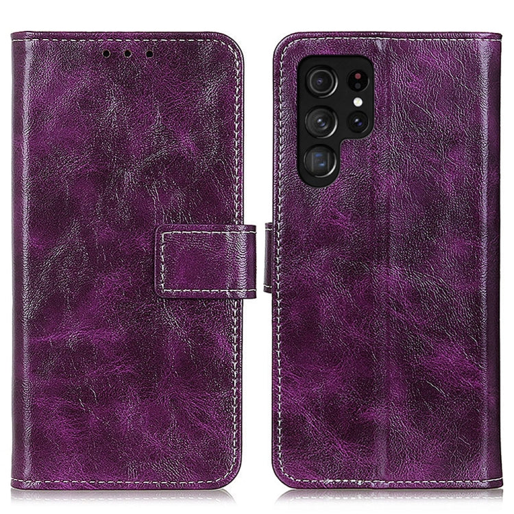 Retro Crazy Horse Texture Leather Phone Case