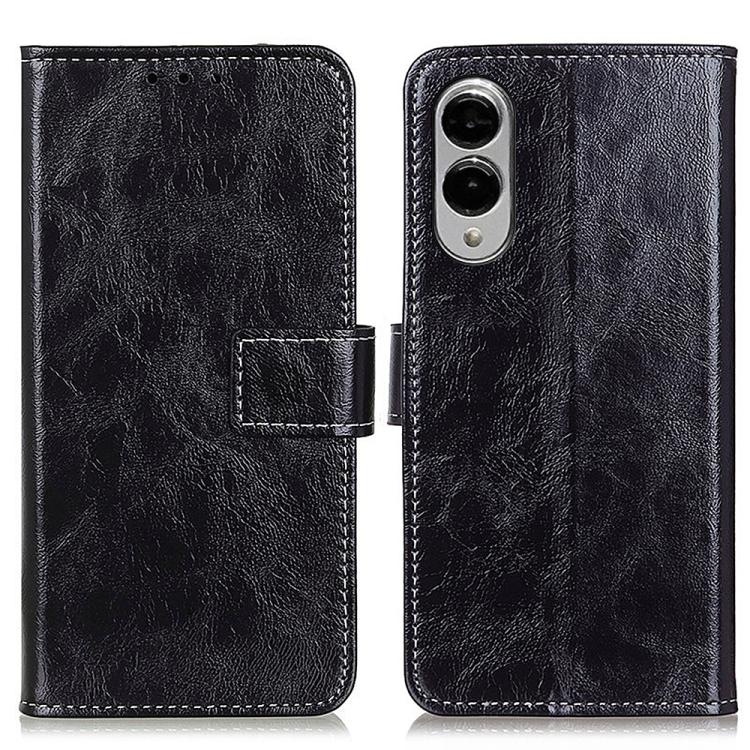 Retro Crazy Horse Texture Leather Phone Case