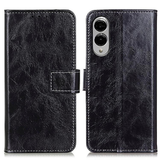 Retro Crazy Horse Texture Leather Phone Case