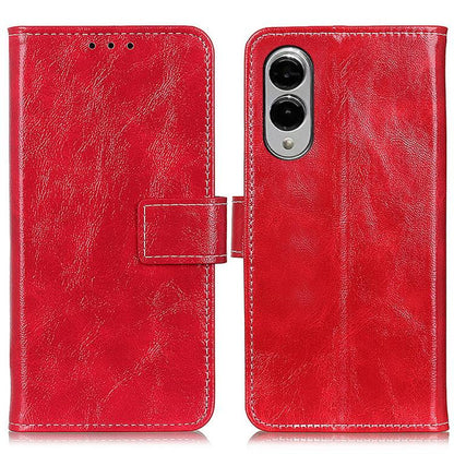 Retro Crazy Horse Texture Leather Phone Case