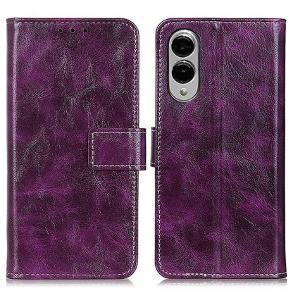 Retro Crazy Horse Texture Leather Phone Case