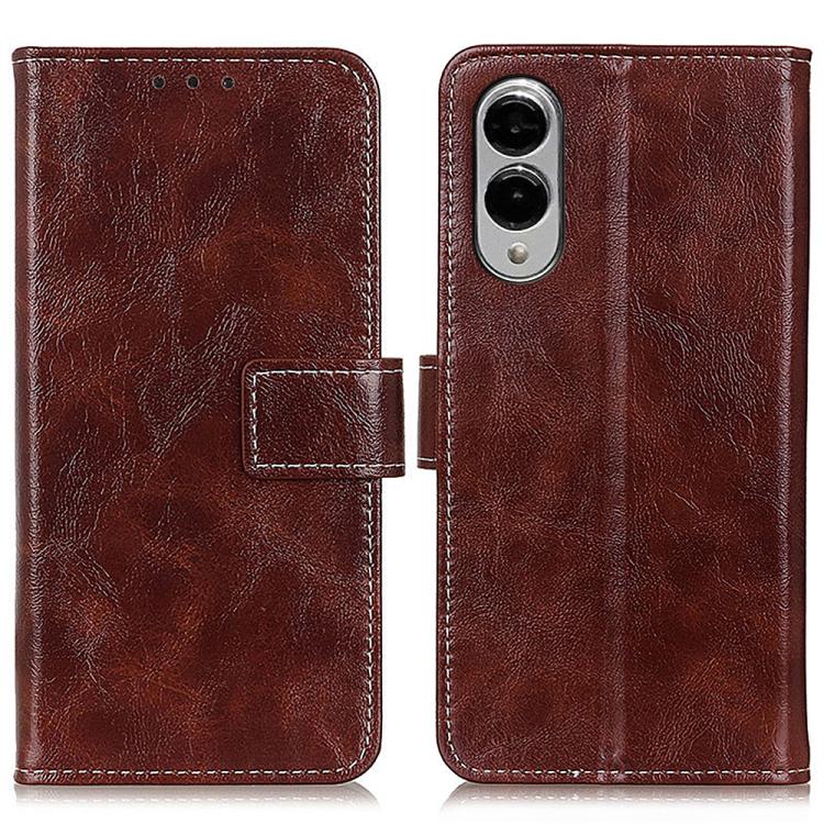Retro Crazy Horse Texture Leather Phone Case