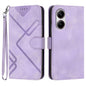 Line Pattern Skin Feel Leather Phone Case, For Redmi Note 14 4G 164.84mm, For Redmi Turbo 4 / Xiaomi Poco X7 Pro, For Redmi Note 14 Pro 4G, For Redmi Note 14 4G 163.25mm