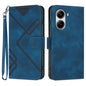 Line Pattern Skin Feel Leather Phone Case, For Redmi Note 14 4G 164.84mm, For Redmi Turbo 4 / Xiaomi Poco X7 Pro, For Redmi Note 14 Pro 4G, For Redmi Note 14 4G 163.25mm