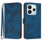 Line Pattern Skin Feel Leather Phone Case, For Redmi Note 14 4G 164.84mm, For Redmi Turbo 4 / Xiaomi Poco X7 Pro, For Redmi Note 14 Pro 4G, For Redmi Note 14 4G 163.25mm
