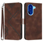 Line Pattern Skin Feel Leather Phone Case, For Redmi Turbo 4 Pro / Xiaomi Poco F7, For Redmi A5 4G 171.7mm / Xiaomi Poco C71, For Redmi K80 Pro / Xiaomi Poco F7 Ultra, For Redmi K80 / Xiaomi Poco F7 Pro