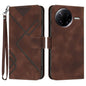 Line Pattern Skin Feel Leather Phone Case, For Redmi Turbo 4 Pro / Xiaomi Poco F7, For Redmi A5 4G 171.7mm / Xiaomi Poco C71, For Redmi K80 Pro / Xiaomi Poco F7 Ultra, For Redmi K80 / Xiaomi Poco F7 Pro