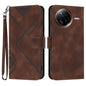 Line Pattern Skin Feel Leather Phone Case, For Redmi Turbo 4 Pro / Xiaomi Poco F7, For Redmi A5 4G 171.7mm / Xiaomi Poco C71, For Redmi K80 Pro / Xiaomi Poco F7 Ultra, For Redmi K80 / Xiaomi Poco F7 Pro