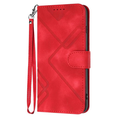 Line Pattern Skin Feel Leather Phone Case, For Redmi Turbo 4 Pro / Xiaomi Poco F7, For Redmi A5 4G 171.7mm / Xiaomi Poco C71, For Redmi K80 Pro / Xiaomi Poco F7 Ultra, For Redmi K80 / Xiaomi Poco F7 Pro
