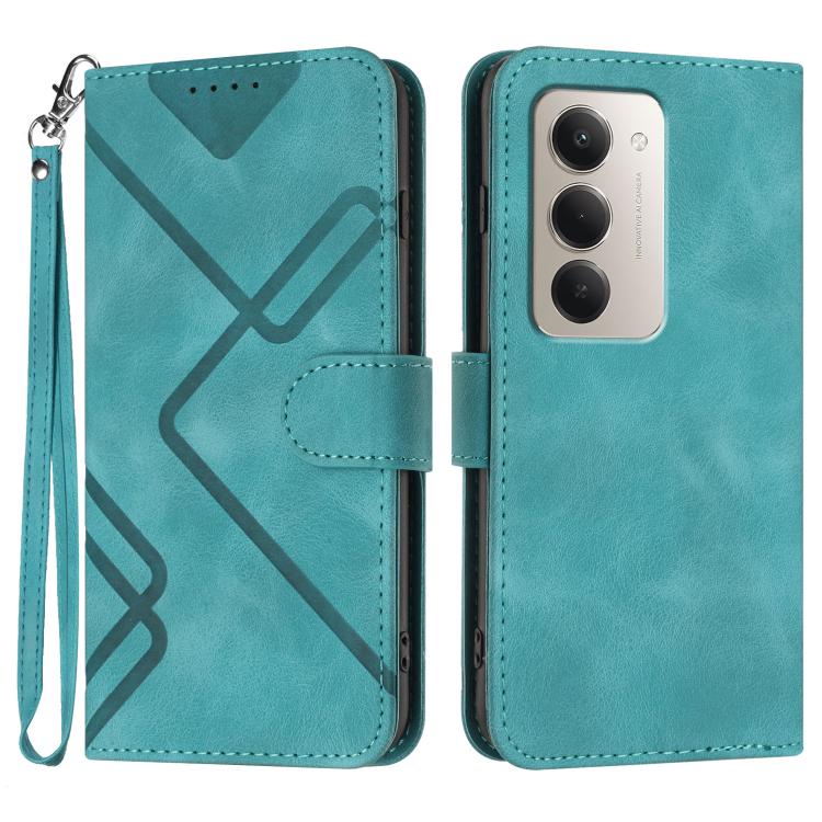 Line Pattern Skin Feel Leather Phone Case, For Redmi Note 15 4G Global 164mm, For Redmi K90 / Xiaomi Poco F8 Pro 5G, For Redmi 15 5G Global / 15 4G SEA 169.5mm, For Redmi 15 5G / 4G EU 171mm