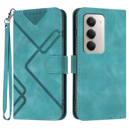 Line Pattern Skin Feel Leather Phone Case, For Redmi Note 15 4G Global 164mm, For Redmi K90 / Xiaomi Poco F8 Pro 5G, For Redmi 15 5G Global / 15 4G SEA 169.5mm, For Redmi 15 5G / 4G EU 171mm