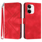 Line Pattern Skin Feel Leather Phone Case, For Redmi A7 Pro 171mm / Poco C85x 5G, For Redmi Turbo 5 Max / Poco X8 Pro Max, For Redmi Turbo 5 5G / Poco X8 Pro 5G, For Redmi Note 15 4G / 5G 164mm / Poco M8 5G