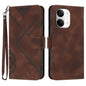 Line Pattern Skin Feel Leather Phone Case, For Redmi A7 Pro 171mm / Poco C85x 5G, For Redmi Turbo 5 Max / Poco X8 Pro Max, For Redmi Turbo 5 5G / Poco X8 Pro 5G, For Redmi Note 15 4G / 5G 164mm / Poco M8 5G