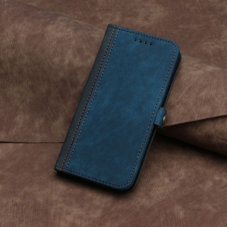 Side Buckle Double Fold Hand Strap Leather Phone Case