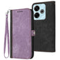 Side Buckle Double Fold Hand Strap Leather Phone Case