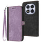Side Buckle Double Fold Hand Strap Leather Phone Case, For Redmi Note 14 5G, For Redmi Note 14 Pro+ 5G, For Redmi Note 14 Pro 5G, For Redmi 13 4G