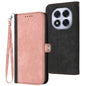 Side Buckle Double Fold Hand Strap Leather Phone Case, For Redmi Note 14 5G, For Redmi Note 14 Pro+ 5G, For Redmi Note 14 Pro 5G, For Redmi 13 4G