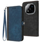 Side Buckle Double Fold Hand Strap Leather Phone Case, For Redmi Note 14 5G, For Redmi Note 14 Pro+ 5G, For Redmi Note 14 Pro 5G, For Redmi 13 4G