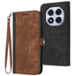 Side Buckle Double Fold Hand Strap Leather Phone Case, For Redmi Note 14 4G 164.84mm, For Redmi Turbo 4 / Poco X7 Pro, For Redmi Note 14 Pro 4G, For Redmi Note 14 4G 163.25mm