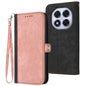 Side Buckle Double Fold Hand Strap Leather Phone Case, For Redmi Note 14 4G 164.84mm, For Redmi Turbo 4 / Poco X7 Pro, For Redmi Note 14 Pro 4G, For Redmi Note 14 4G 163.25mm