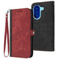 Side Buckle Double Fold Hand Strap Leather Phone Case, For Redmi Turbo 4 Pro / Poco F7, For Redmi A5 4G 171.7mm / Poco C71, For Redmi K80 Pro / Poco F7 Ultra, For Redmi K80 / Poco F7 Pro