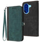Side Buckle Double Fold Hand Strap Leather Phone Case, For Redmi Turbo 4 Pro / Poco F7, For Redmi A5 4G 171.7mm / Poco C71, For Redmi K80 Pro / Poco F7 Ultra, For Redmi K80 / Poco F7 Pro