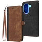 Side Buckle Double Fold Hand Strap Leather Phone Case, For Redmi Turbo 4 Pro / Poco F7, For Redmi A5 4G 171.7mm / Poco C71, For Redmi K80 Pro / Poco F7 Ultra, For Redmi K80 / Poco F7 Pro