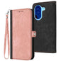 Side Buckle Double Fold Hand Strap Leather Phone Case, For Redmi Turbo 4 Pro / Poco F7, For Redmi A5 4G 171.7mm / Poco C71, For Redmi K80 Pro / Poco F7 Ultra, For Redmi K80 / Poco F7 Pro