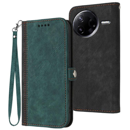 Side Buckle Double Fold Hand Strap Leather Phone Case, For Redmi Turbo 4 Pro / Xiaomi Poco F7, For Redmi A5 4G 171.7mm / Xiaomi Poco C71, For Redmi K80 Pro / Xiaomi Poco F7 Ultra, For Redmi K80 / Xiaomi Poco F7 Pro