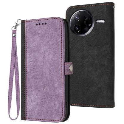Side Buckle Double Fold Hand Strap Leather Phone Case, For Redmi Turbo 4 Pro / Xiaomi Poco F7, For Redmi A5 4G 171.7mm / Xiaomi Poco C71, For Redmi K80 Pro / Xiaomi Poco F7 Ultra, For Redmi K80 / Xiaomi Poco F7 Pro