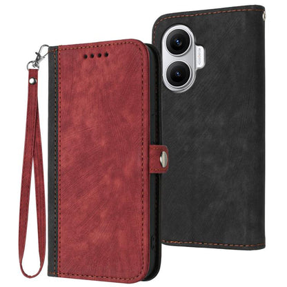 Side Buckle Double Fold Hand Strap Leather Phone Case, For Redmi Turbo 4 Pro / Xiaomi Poco F7, For Redmi A5 4G 171.7mm / Xiaomi Poco C71, For Redmi K80 Pro / Xiaomi Poco F7 Ultra, For Redmi K80 / Xiaomi Poco F7 Pro
