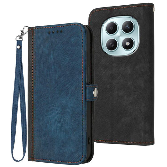 Side Buckle Double Fold Hand Strap Leather Phone Case, For Redmi Note 15 4G Global 164mm, For Redmi K90 / Xiaomi Poco F8 Pro 5G, For Redmi 15 5G Global / 15 4G SEA 169.5mm, For Redmi 15 5G / 4G EU 171mm