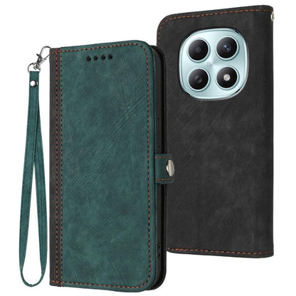 Side Buckle Double Fold Hand Strap Leather Phone Case, For Redmi Note 15 4G Global 164mm, For Redmi K90 / Xiaomi Poco F8 Pro 5G, For Redmi 15 5G Global / 15 4G SEA 169.5mm, For Redmi 15 5G / 4G EU 171mm