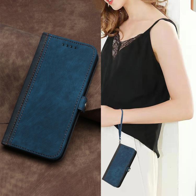 Side Buckle Double Fold Hand Strap Leather Phone Case, For Redmi K90 Pro Max / Poco F8 Ultra, For Redmi K90 / Poco F8 Pro 5G, For Redmi 15 5G Global / 15 4G SEA 169.5mm, For Redmi 15 5G / 4G EU 171mm