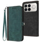Side Buckle Double Fold Hand Strap Leather Phone Case, For Redmi K90 Pro Max / Poco F8 Ultra, For Redmi K90 / Poco F8 Pro 5G, For Redmi 15 5G Global / 15 4G SEA 169.5mm, For Redmi 15 5G / 4G EU 171mm