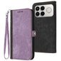 Side Buckle Double Fold Hand Strap Leather Phone Case, For Redmi K90 Pro Max / Poco F8 Ultra, For Redmi K90 / Poco F8 Pro 5G, For Redmi 15 5G Global / 15 4G SEA 169.5mm, For Redmi 15 5G / 4G EU 171mm