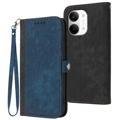 Side Buckle Double Fold Hand Strap Leather Phone Case, For Redmi A7 Pro 171mm / Poco C85x 5G, For Redmi Turbo 5 Max / Poco X8 Pro Max, For Redmi Turbo 5 5G / Poco X8 Pro 5G, For Redmi Note 15 4G / 5G 164mm / Poco M8 5G