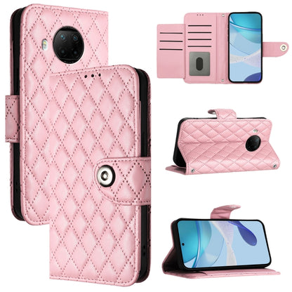 Rhombic Texture Flip Leather Phone Case with Lanyard, Series 4