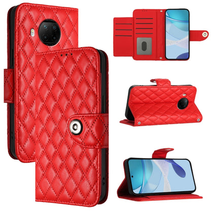 Rhombic Texture Flip Leather Phone Case with Lanyard, Series 4