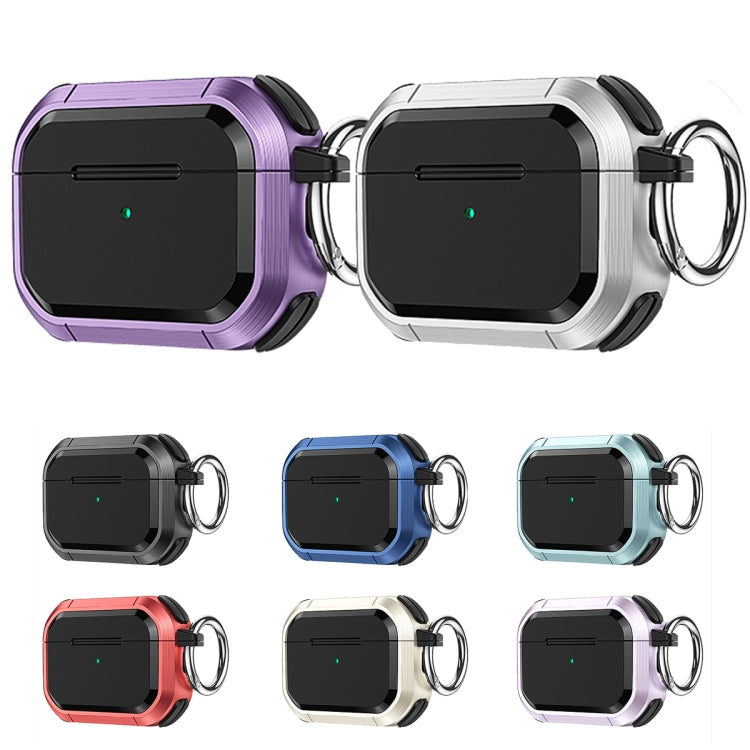Armor TPU + PC Earbuds Box Protective Case with Metal Buckle, For AirPods Pro / Pro 2, For AirPods 3