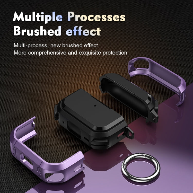 Armor TPU + PC Earbuds Box Protective Case with Metal Buckle, For AirPods Pro / Pro 2, For AirPods 3