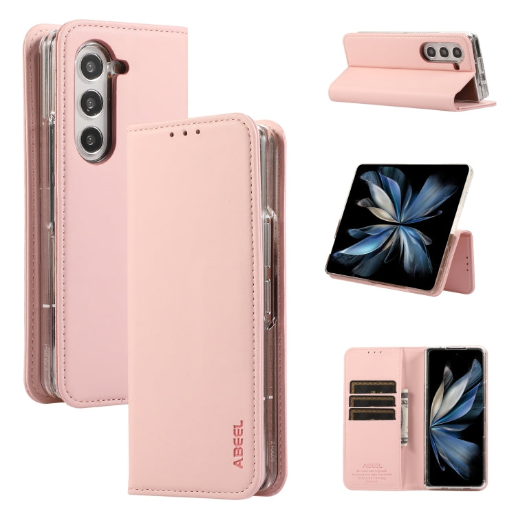 ABEEL RFID Magnetic Flip Leather Phone Case, For Samsung Galaxy Z Fold6, For Samsung Galaxy Z Fold5