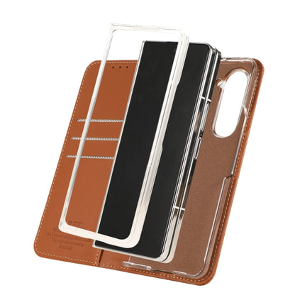 ABEEL RFID Magnetic Flip Leather Phone Case, For Samsung Galaxy Z Fold6, For Samsung Galaxy Z Fold5