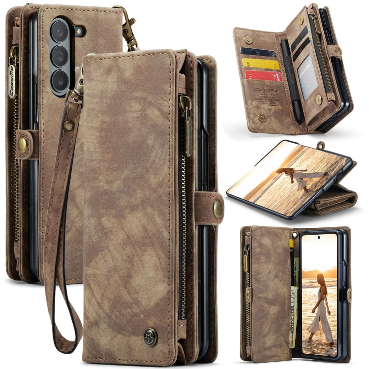 CaseMe 008 Multifunctional Zipper Wallet Leather Phone Case with Lanyard