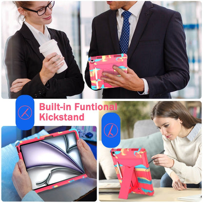 T Holder Robot Silicone Hybrid PC Tablet Case