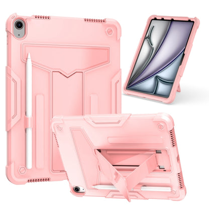 T Holder Robot Silicone Hybrid PC Tablet Case, For iPad Air 11 2026 / 2025 /  2024, For iPad Pro 11 2025 / 2024