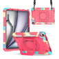 Handle Grip Holder Silicone Hybrid PC Tablet Case with Strap