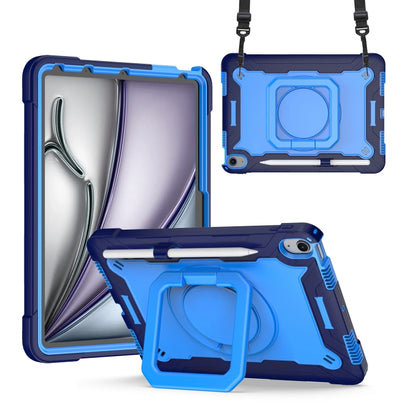 Handle Grip Holder Silicone Hybrid PC Tablet Case with Strap