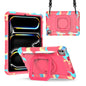 Handle Grip Holder Silicone Hybrid PC Tablet Case with Strap