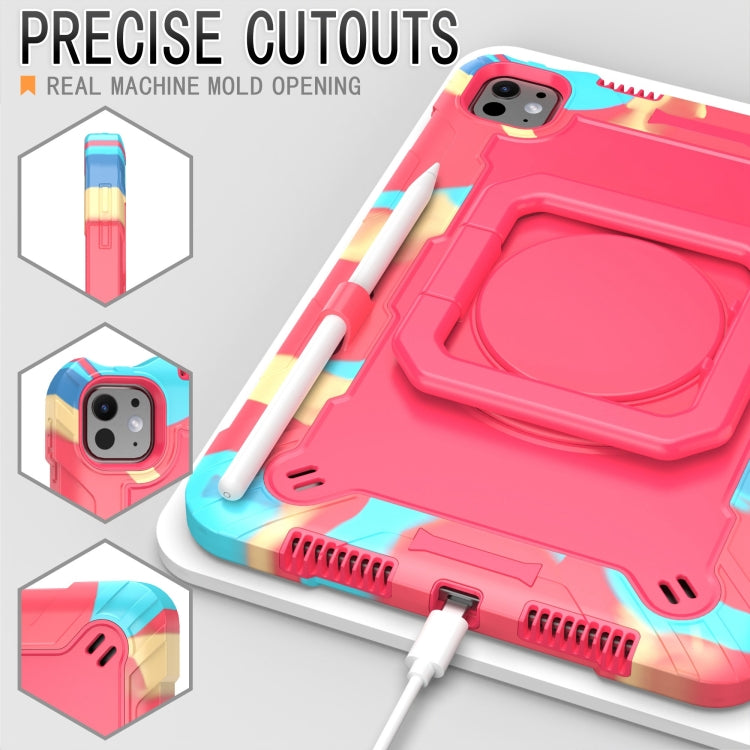 Handle Grip Holder Silicone Hybrid PC Tablet Case with Strap